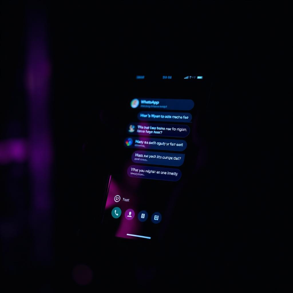 KI-Chatbot auf Smartphone